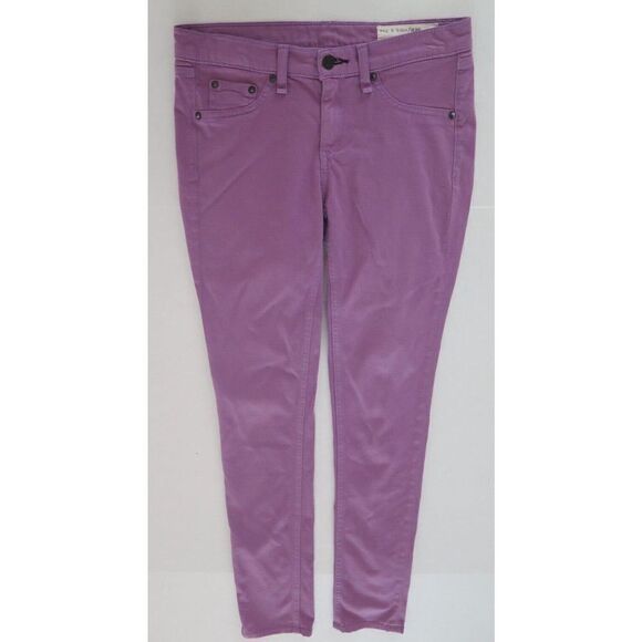 Rag & Bone W15030163 Women's Sz 26 Violet Purple Stretch Skinny Legging Jeans - Picture 1 of 7